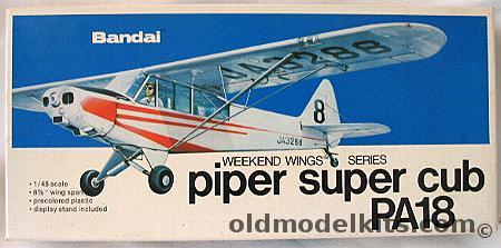 Bandai 1/48 Piper Super Cub PA-18, 8530P plastic model kit